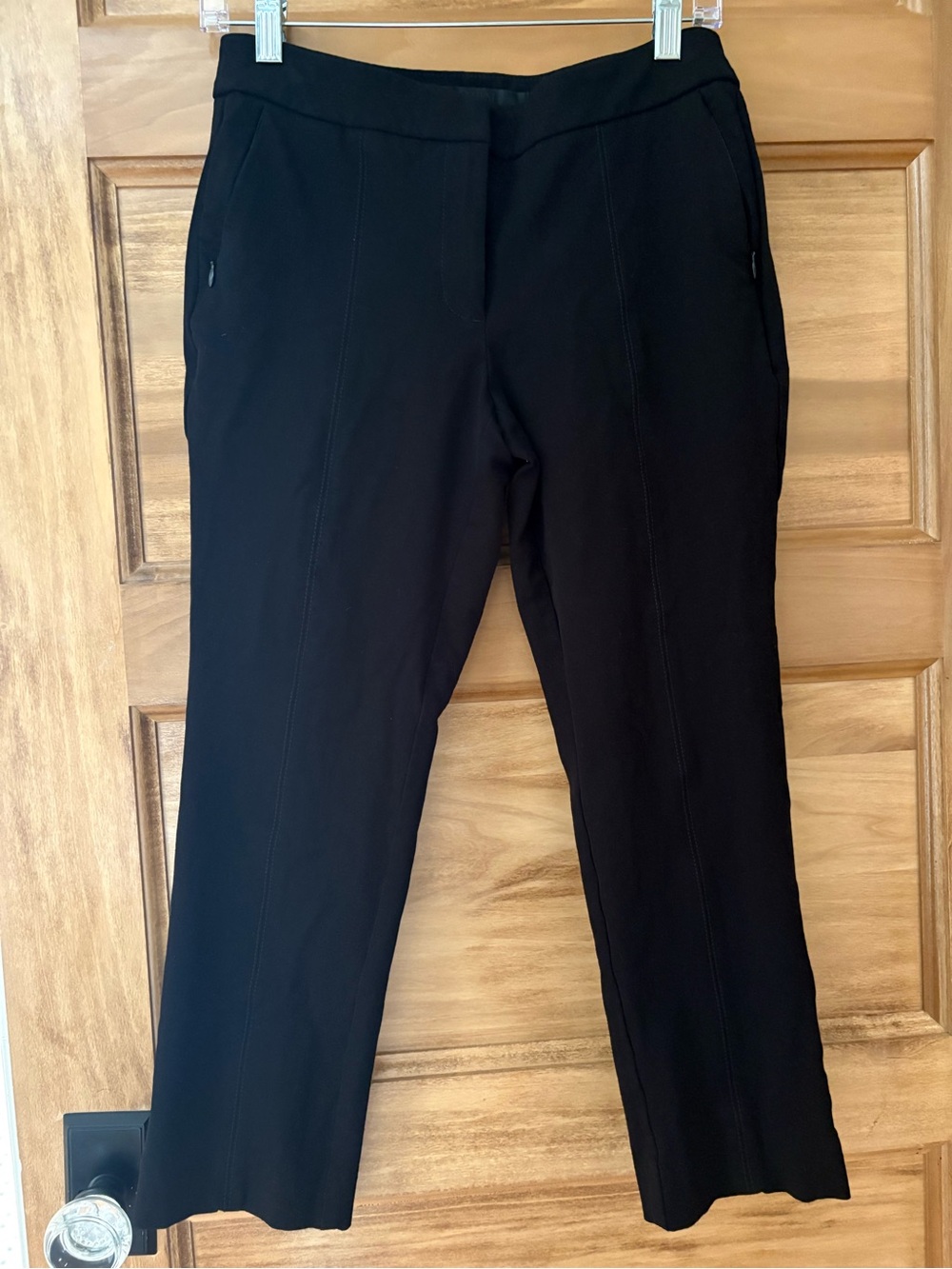 Black Ankle Trouser Work White House Black Market Pants 4P